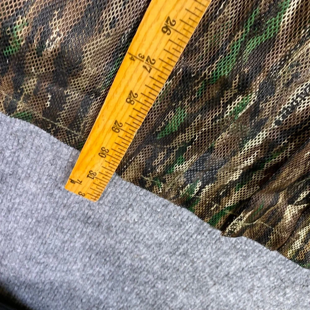 Rattlers Brand Mens Realtree Camo Mesh Hunting Jacket Full Zip Made in USA XL